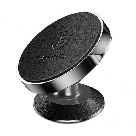 Автодержатель Holder Baseus Small Ears Series Vertical Magnetic Bracket Leather Type Black