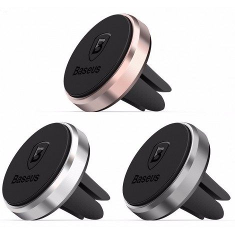 Автодержатель Baseus Baseus Magnetic Car Air Vent Mount for iPhone 6/6+ (Silver) (SUGENT-DR0S)