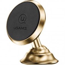 Автодержатель Usams US-ZJ023 Car Dashboard Magnetic Mobile Phone Holder Gold