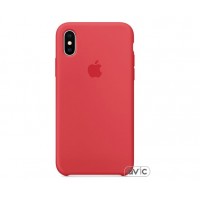 Чехол для Apple iPhone X Silicone Case Red Raspberry (MRG12)