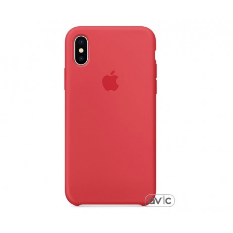 Чехол для Apple iPhone X Silicone Case Red Raspberry (MRG12)