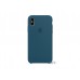 Чехол для Apple iPhone X Silicone Case Cosmos Blue (MR6G2)