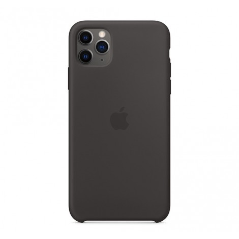 Чехол для Apple iPhone 11 Pro Max Silicone Case Black Copy