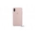 Чехол для Apple iPhone X Silicone Case Pink Sand (MQT62)