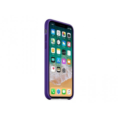 Чехол для Apple iPhone XS Silicone Case Purple (Copy)