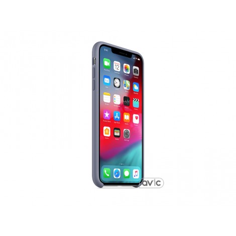 Чехол для Apple iPhone XS Max Silicone Case Lavender Gray (MTFH2)