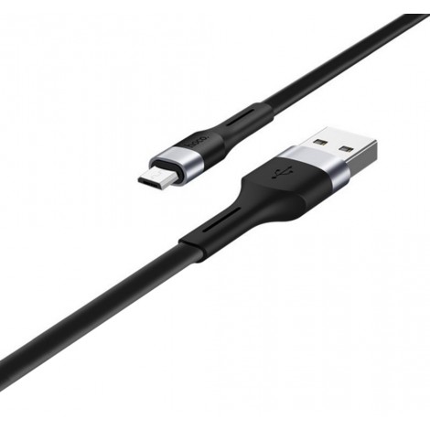 Кабель Hoco X34 Surpass charging data cable for Micro Black