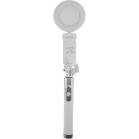 Монопод Rock Space Selfie stick with wire control & light White