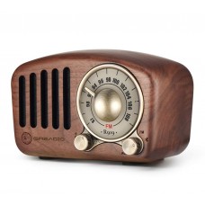 Колонка Greadio Vintage Radio Retro (Walnut Wooden)