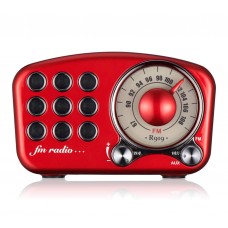 Колонка Mifine Vintage Radio Retro Bluetooth Speaker (Red)