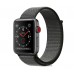 Apple Watch Series 3 (GPS + Cellular) 38mm Space Gray Aluminum w. Dark Olive Sport L. (MQJT2)