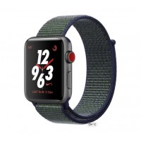Apple Watch Series 3 Nike+ GPS + Cellular 38mm Space Gray Aluminum w. Midnight Fog Nike Sport (MQLA2)