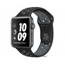 Apple Watch Nike+ Series 2 38mm Space Gray Aluminum Case with Black/Cool Gray Nike Sport Band (MNYX2)