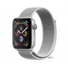 Apple Watch Series 4 (GPS + Cellular) 44mm Silver Aluminium Case with Seashell Sport Loop (MTVT2)