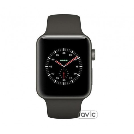 Apple Watch Edition Series 3 GPS + Cellular 42mm Gray Ceramic w. Gray/Black Sport B. (MQKE2)