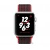 Apple Watch Nike+ Series 3 (GPS + Cellular) 42mm Silver Aluminum w. Bright Crimson/BlackSport L. (MQLE2)