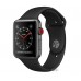 Apple Watch Series 3 (GPS + Cellular) 42mm Space Gray Aluminum w. Black Sport B. (MQK22)