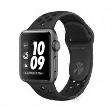 Apple Watch Nike+ Series 3 42mm GPS Space Gray Aluminum Case with Anthracite/Black Nike Sport Band (MQL42)