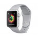 Apple Watch Series 3 (GPS) 42mm Silver Aluminum w. Fog Sport B. - Silver (MQL02)