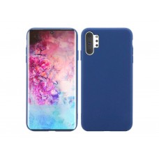 Чехол для Samsung Note 10 Plus Silicone case Blue