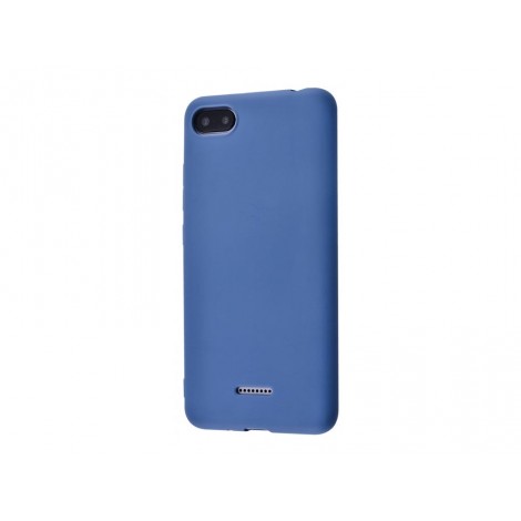 Чехол для Xiaomi Redmi 6A Blue Silicone Case