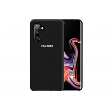 Чехол для Samsung Note 10 Silicone case Black