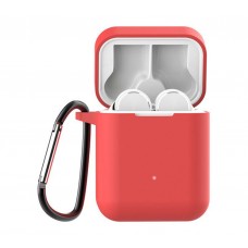 Чехол для Redmi AirDots Pro Silicon case с карабином Red