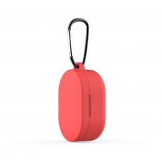 Чехол для Redmi AirDots Silicon case с карабином Red