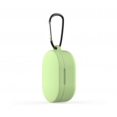 Чехол для Redmi AirDots Silicon case с карабином Green