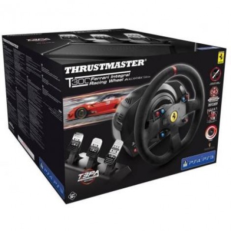 Руль ThrustMaster PC/PS4®/PS3® T300 Ferrari Integral RW Alcantara edition (4160652)