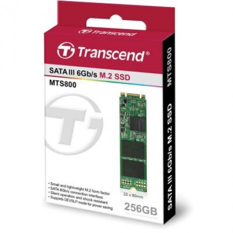 SSD накопитель M.2 2280 256GB Transcend (TS256GMTS800S)