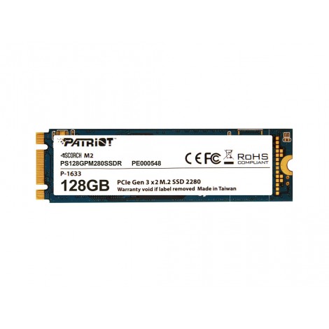 SSD накопитель PATRIOT Scorch M.2 128 GB (PS128GPM280SSDR)