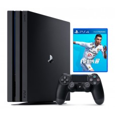 Игровая приставка Sony Playstation 4 Pro 1TB + FIFA 19