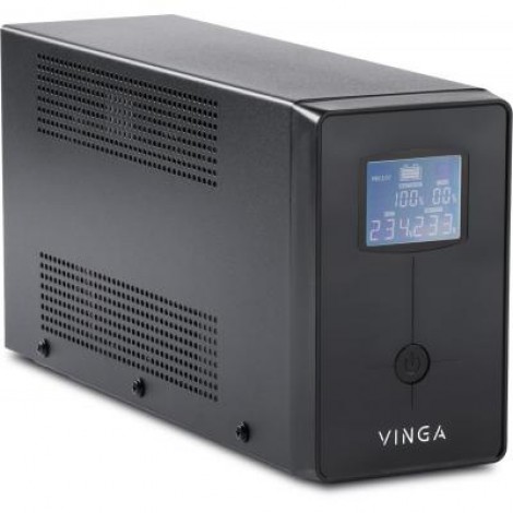 ИБП Vinga LCD 2000VA metall case (VPC-2000M)