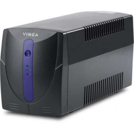 ИБП Vinga LED 800VA plastic case with USB+RJ45 (VPE-800PU)