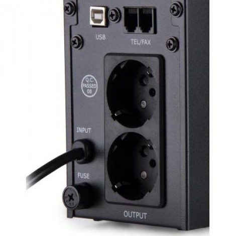 ИБП Vinga LED 600VA metal case with USB+RJ45 (VPE-600MU)