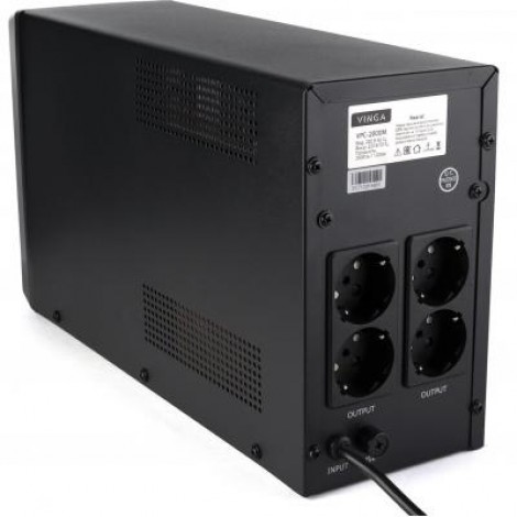 ИБП Vinga LCD 1500VA metal case (VPC-1500M)