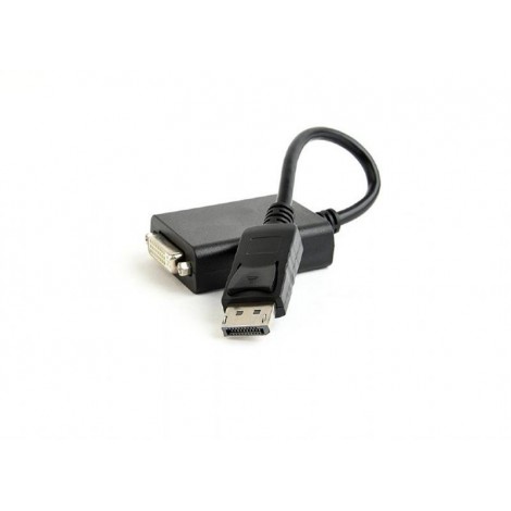 Адаптер-переходник Cablexpert (A-DPM-DVIF-03) DisplayPort-DVI, 0.1м, черный