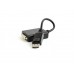 Адаптер-переходник Cablexpert (A-DPM-DVIF-03) DisplayPort-DVI, 0.1м, черный
