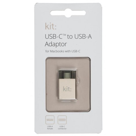 Адаптер Kit Premium 3.1 USB-C - USB-A Gold (CADPGD)