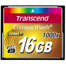 Карта памяти Transcend 16Gb Compact Flash 1000x (TS16GCF1000)