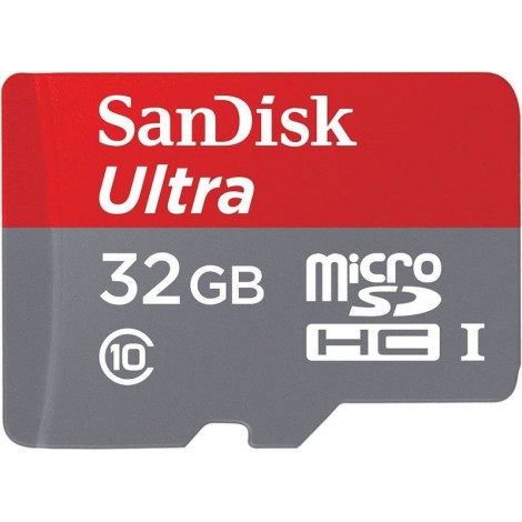 Карта памяти SanDisk 32GB micro-SD class 10 UHS-I Ultra (SDSQUAR-032G-GN6MA)