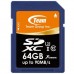 Карта памяти TEAM 64GB SDXC Class 10 UHS-I/U3 XTreem (TSDXC64GU301)