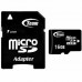 Карта памяти MicroSDHC 16GB Class 10 Team + SD-adapter (TUSDH16GCL1003)