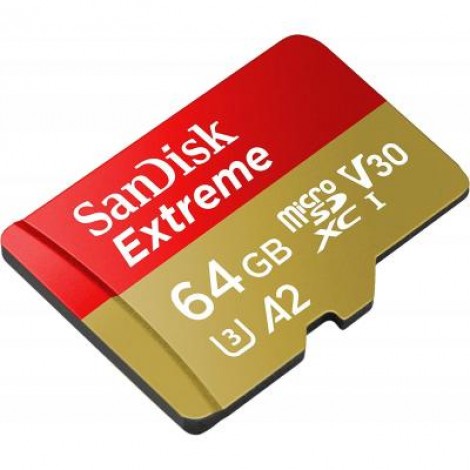 Карта памяти SanDisk 64GB microSDXC class 10 UHS-I U3 Extreme Pro V30 (SDSQXA2-064G-GN6MA)