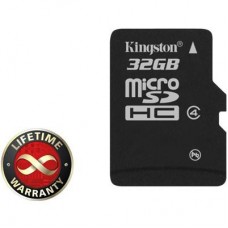 Карта памяти Kingston 32Gb microSDHC class 4 (SDC4/32GBSP)