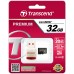 Карта памяти Transcend 32 GB microSDHC class 10 + P3 Card Reader TS32GUSDHC10-P3