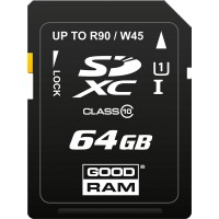 Карта памяти GOODRAM 64 GB SDXC class 10 UHS-I S1A0-0640R11