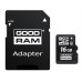 Карта памяти MicroSDHC 16GB Class 4 GOODRAM + SD adapter (M40A-0160R11)