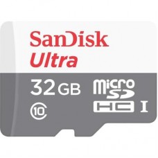 Карта памяти SanDisk 32GB microSD Class 10 UHS-I Ultra (SDSQUNS-032G-GN3MN)